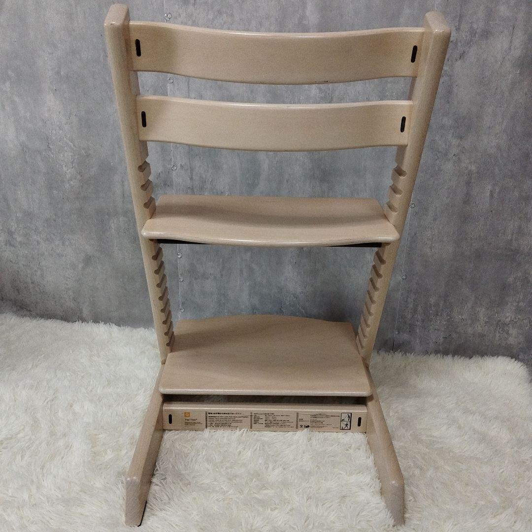 極美品　STOKKE　トリップトラップ　シリアル5　ストッケ　ホワイトウォッシュ