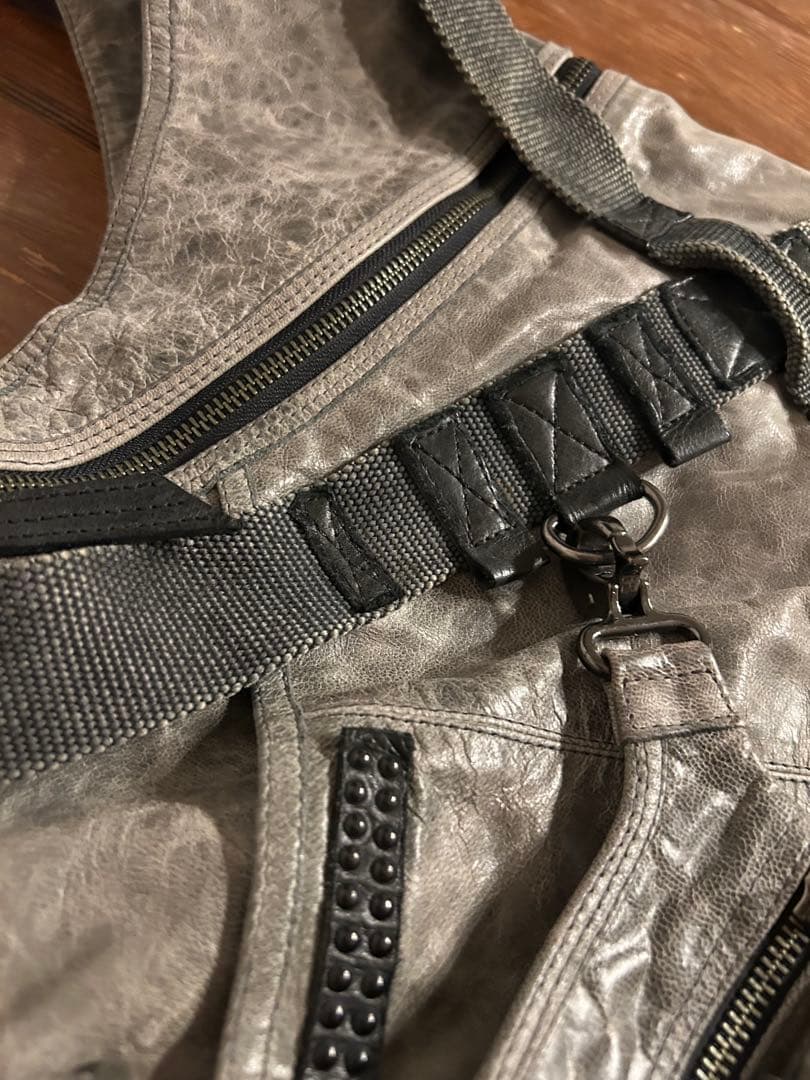 kmrii レザー　ショルダーバッグ　Y2k 初期　セパレート　ケムリ