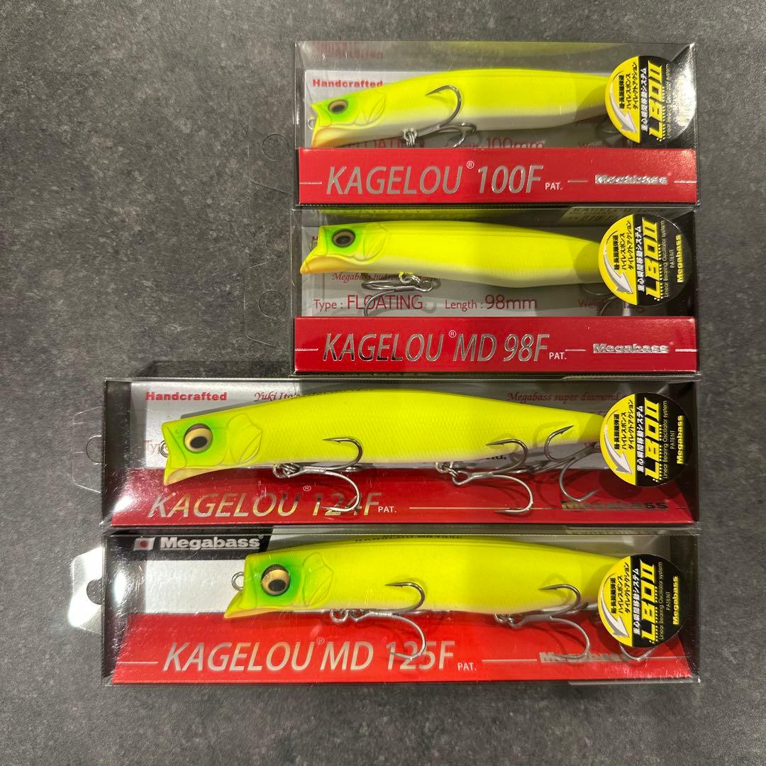 Megabass KAGELOU カゲロウ ４個セット