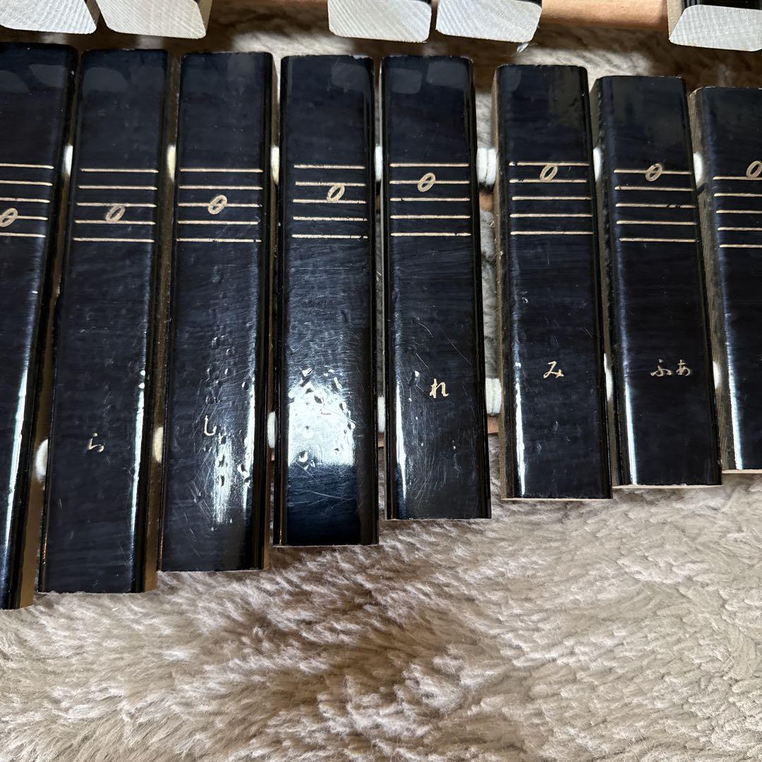 YAMAHA 卓上木琴 No.185 ヤマハ マレット付き 打楽器　30音