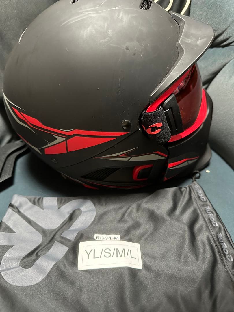 RuRoC RG1-DX CHAOS INFERNO ヘルメット　収納袋付
