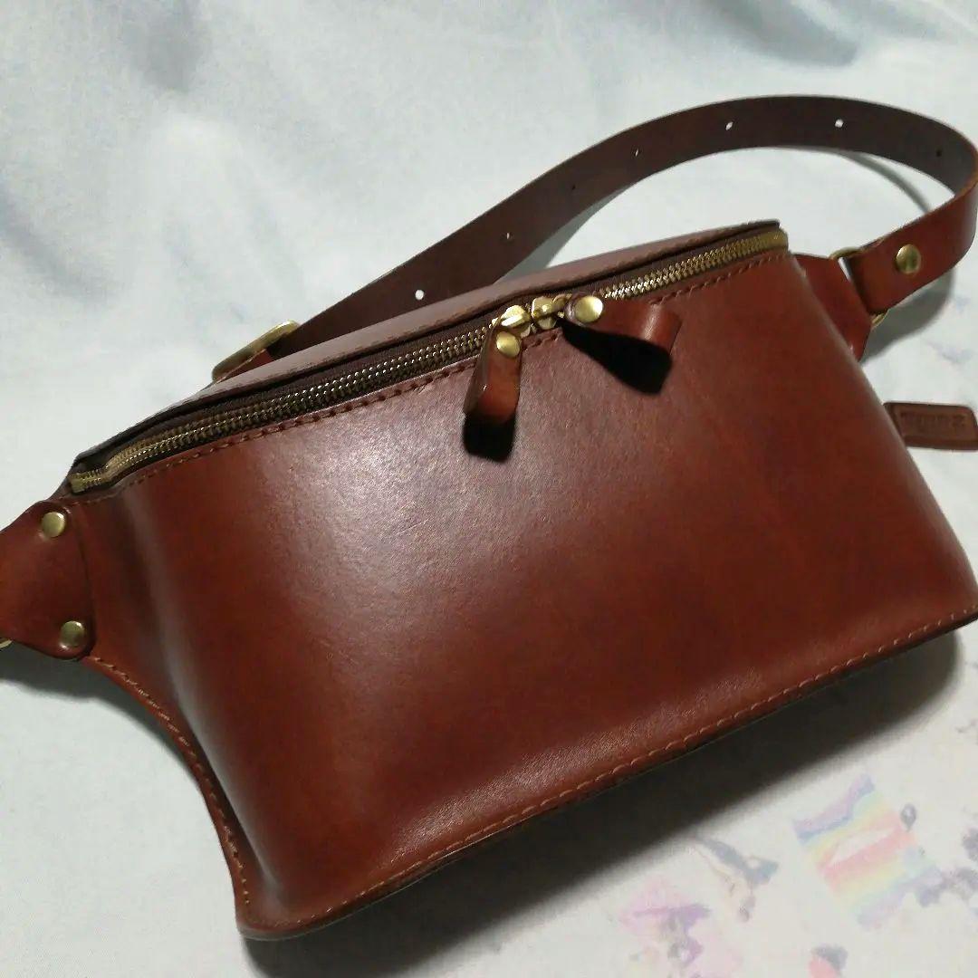 Herz 2ピース立体ボディバッグ チョコ