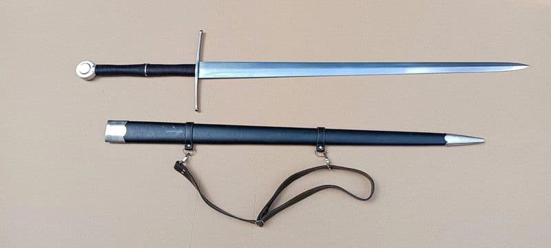 マンガン鋼西洋剣 古兵器 武具　刀装具　日本刀　模造刀 居合刀