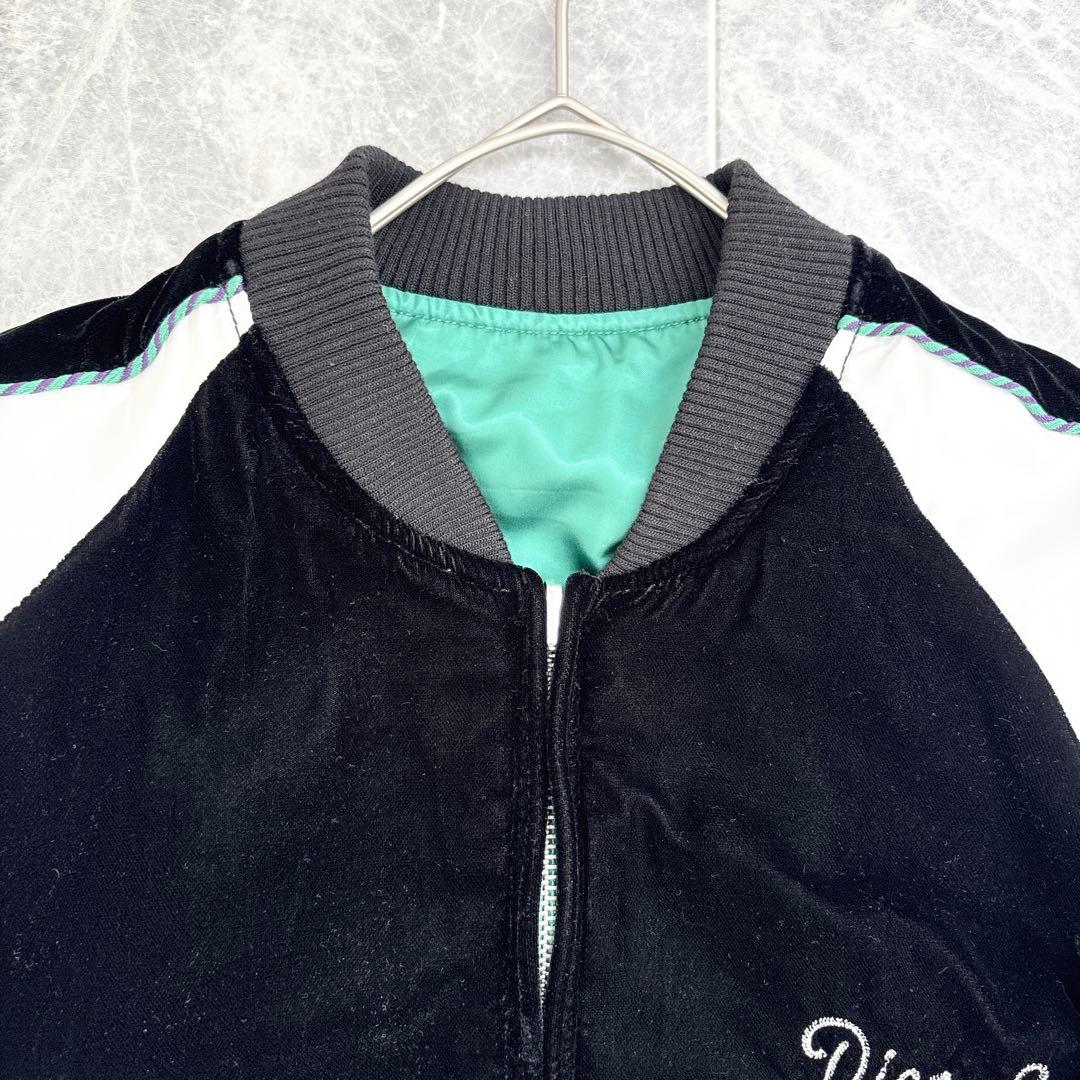 ☆希少☆DIESEL ディーゼル スカジャン リバーシブル ベロア 刺繍 S