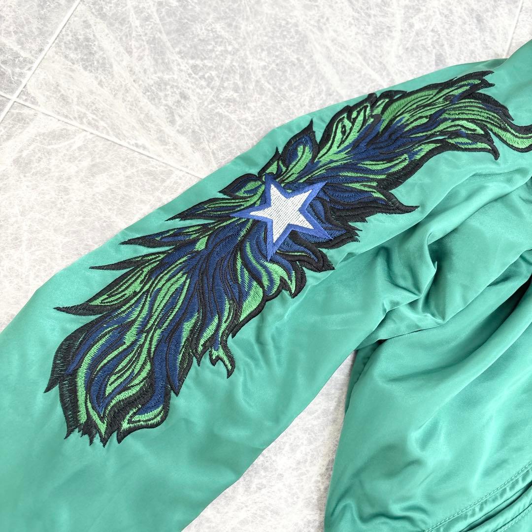 ☆希少☆DIESEL ディーゼル スカジャン リバーシブル ベロア 刺繍 S