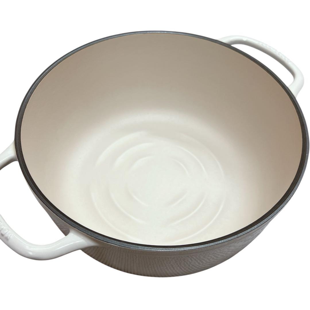 【美品】VERMICULAR バーミキュラ ライスポット ホワイト PH23A