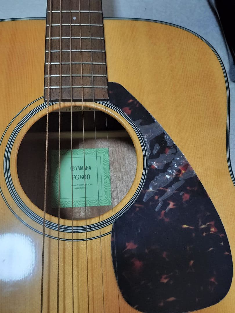 YAMAHA FG-800 トップ単板 ケース付 初心者にもオススメ