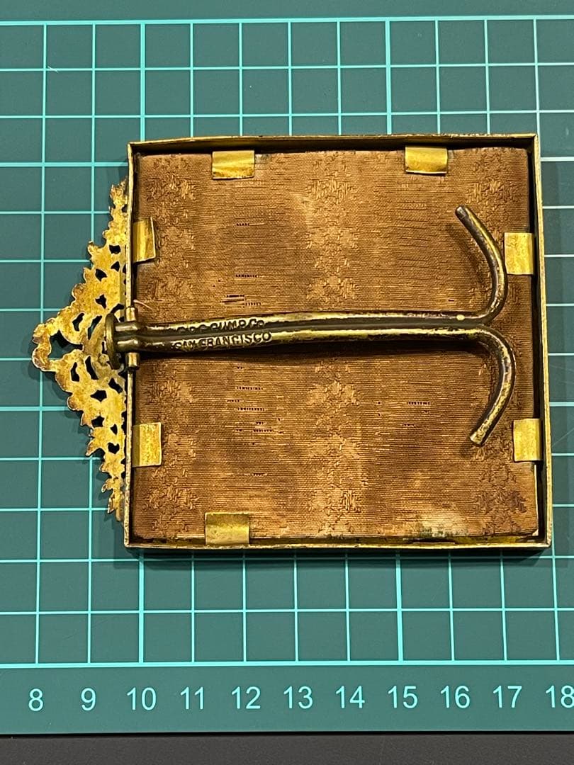 アンティーク アメリカン ミニアチュール 絵画 額装品 陶板画 美術品 USA