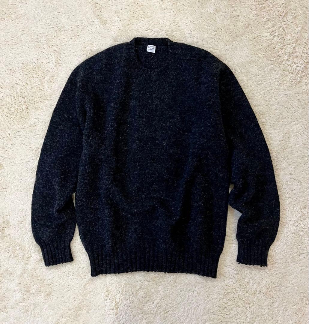 E.TAUTZ ダークグレー クルーネックセーターMサイズ