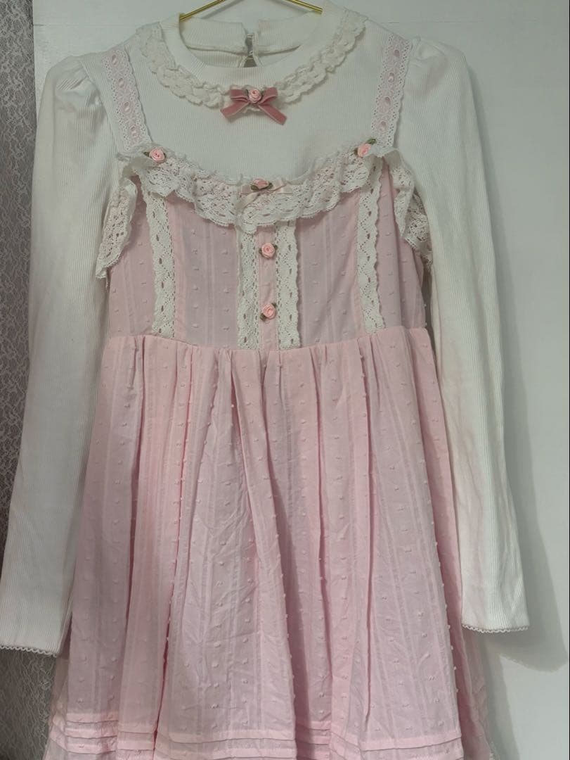 fiorforte ローズトップス・ジャンパースカート