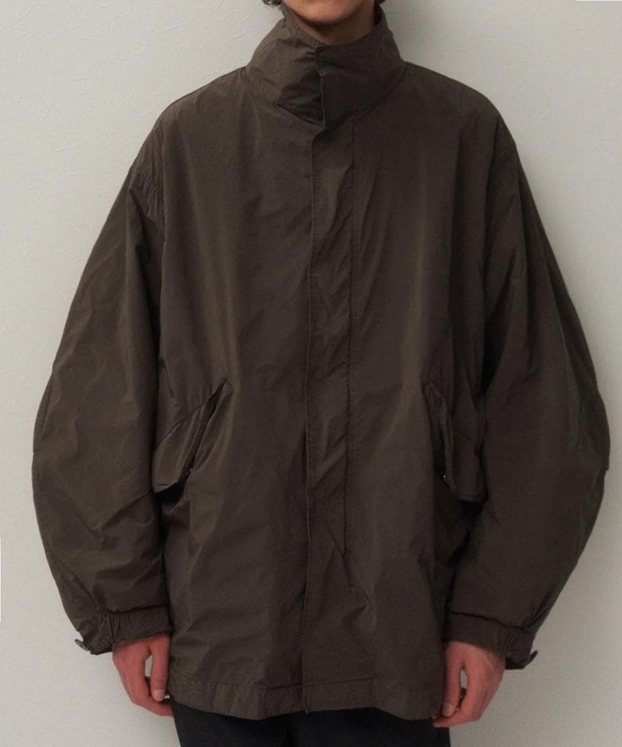 25AW ATON AIR WEATHER ブラウン 02 ショートモッズコート