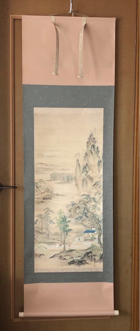 【新品・未使用品】七福神図　橋本雅邦　掛け軸　開運　縁起物