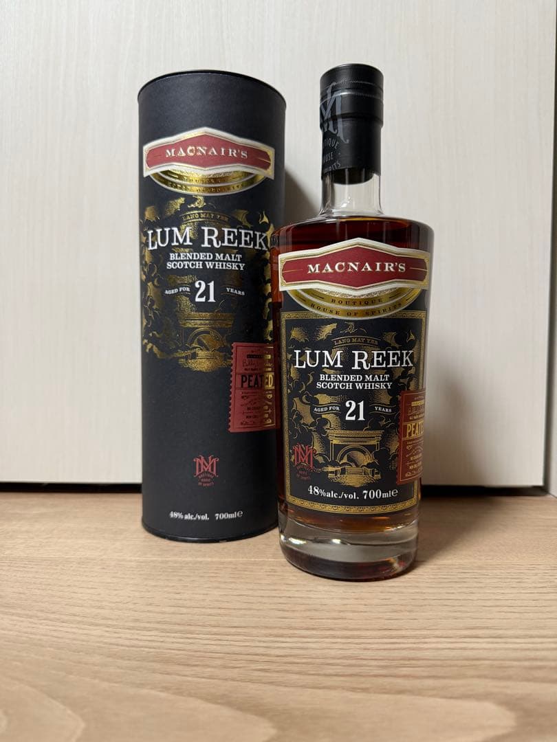 マクネアーズ ラムリーク ピーテッド21年