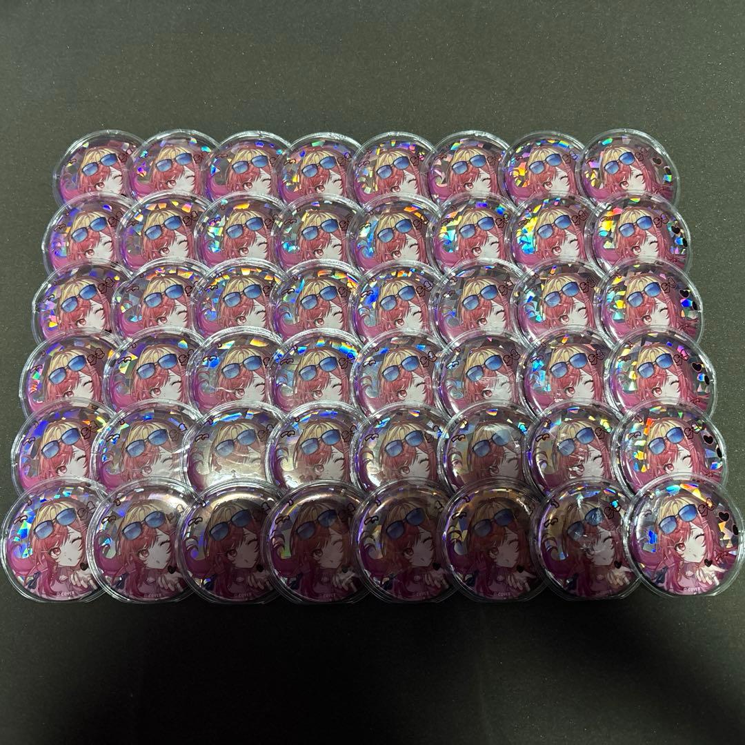 一条莉々華 ReGLOSS 2周年 ホログラム缶バッジ ホロライブ HMV