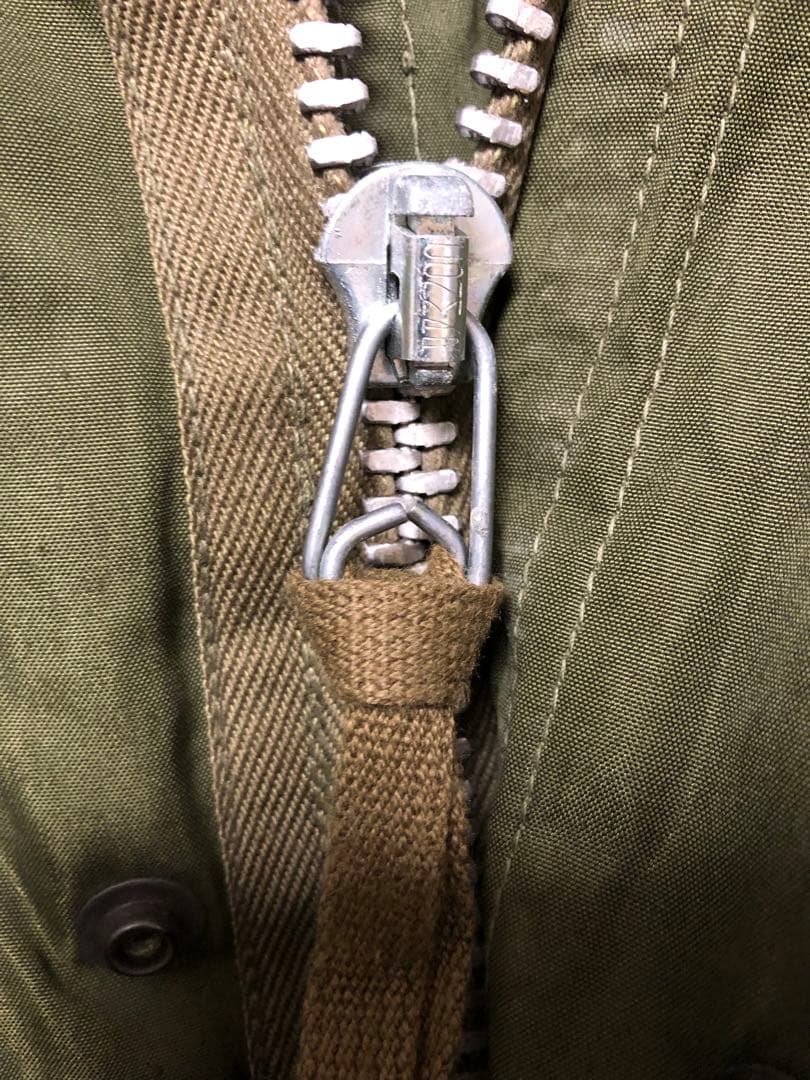 米軍実物 50s M-51パーカ 初期 アルミジッパー デッドストック 美品