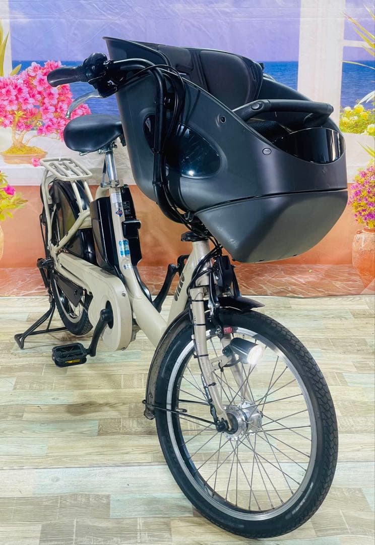 超人気！BIKKEビッケ13AH！⭐️子供乗せ電動アシスト自転車Y3256