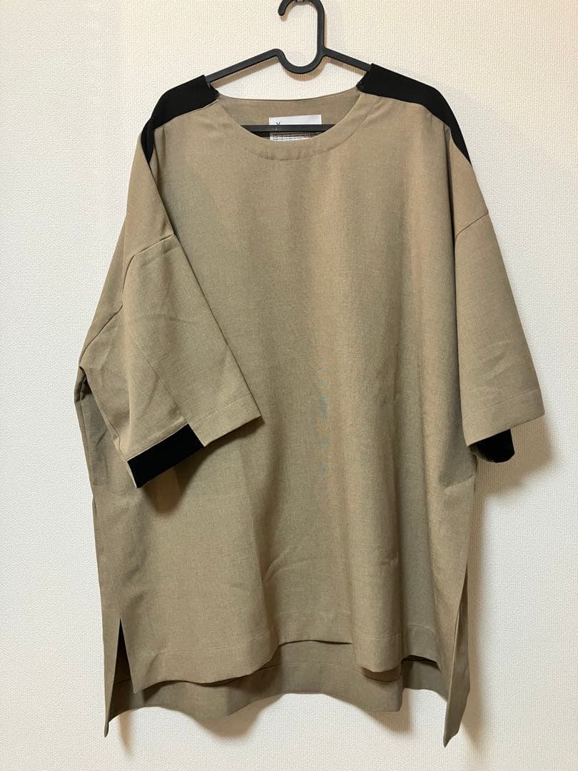 VOAAOV ギャバジンスリットワイドカットソー