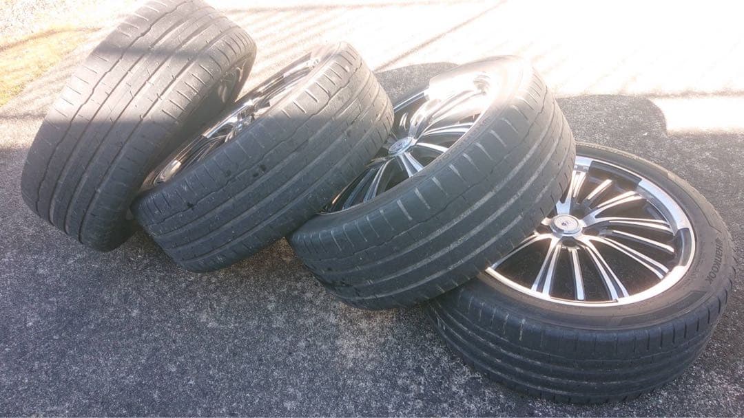 19インチ ホイールタイヤセット 商品引き取りの場合15000円にてご対応可能