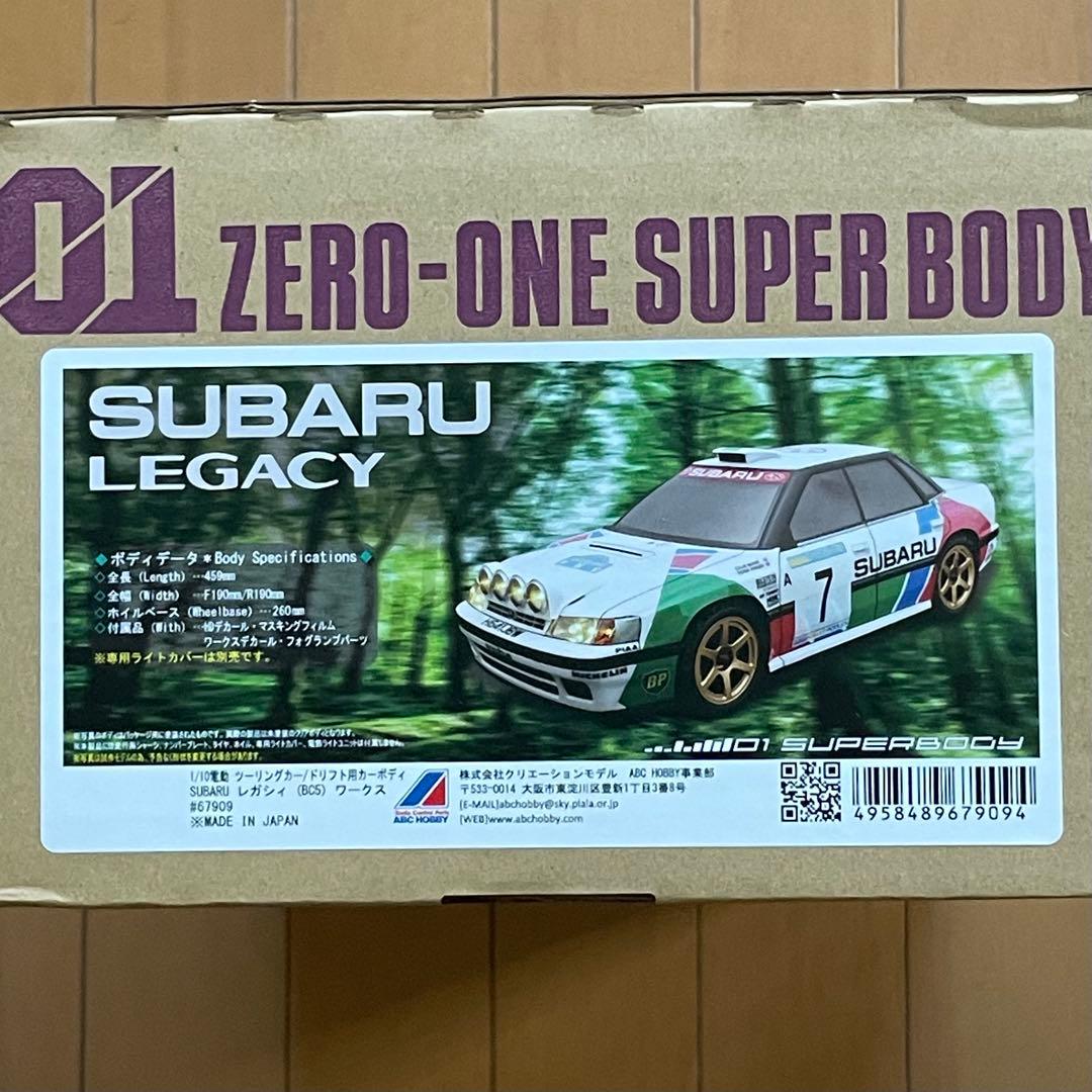 ABCホビー　1/10RC スバル　レガシィRS （BC5) ワークスver.