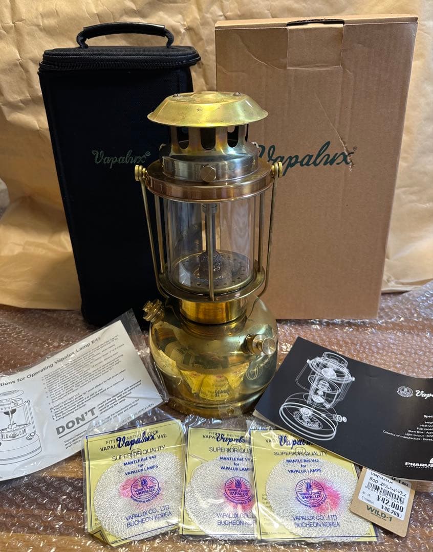 B*n様 Vapalux 300ポリッシュドブラスランタン 真鍮製 収納ケース付