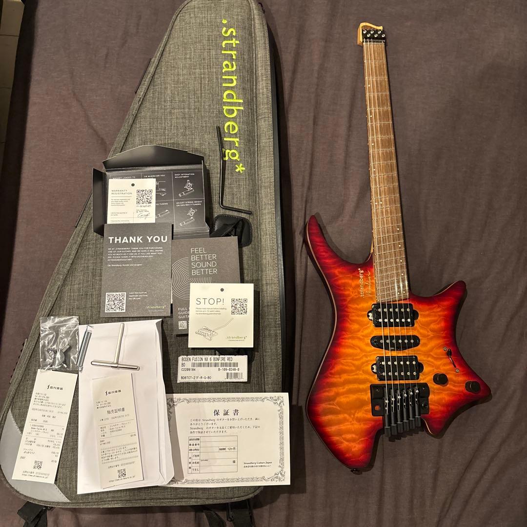 ギター strandberg Boden Fusion NX 6 Bonfire Red