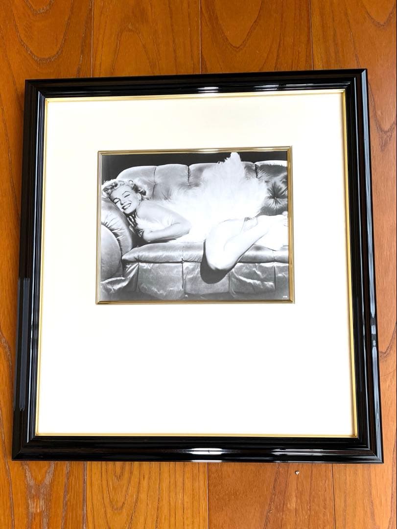 ✨マリリン・モンロー 額装モノクロ写真 アートフレーム 未使用保管
