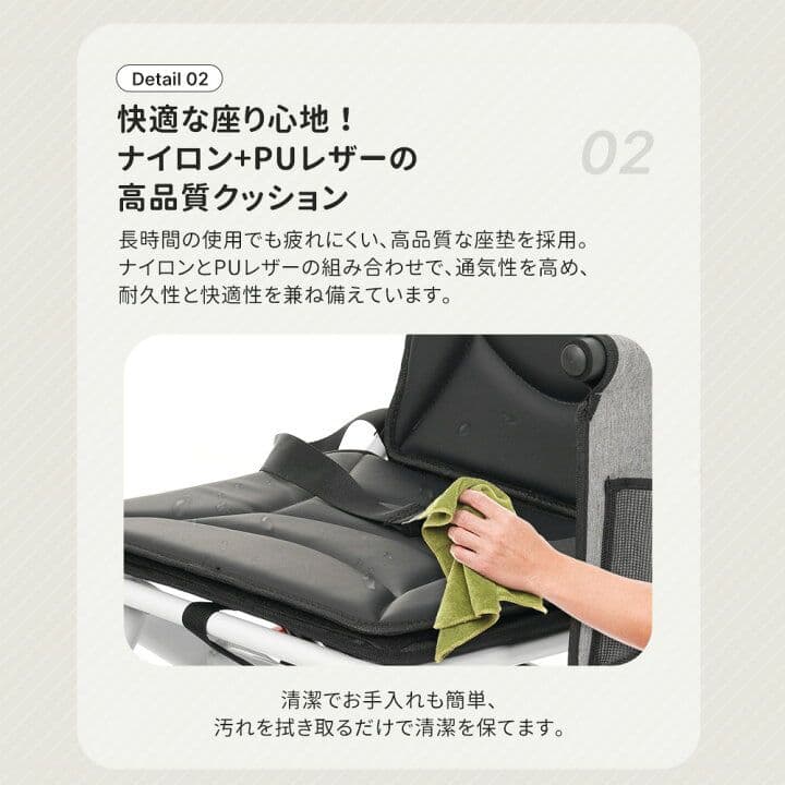 【最終値下げ・説明文必読】簡易車椅子　新品未使用