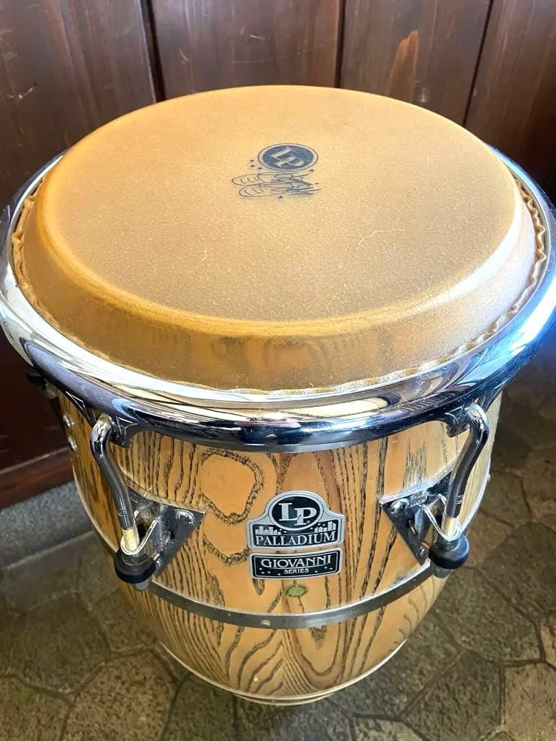 【値下げ】LP PALLADIUM コンガ ペア ケース付 チャイム・シンバル付