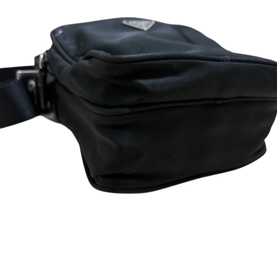 ヨ*ー様 PRADA プラダ ブラック テスート ナイロン ショルダーバッグ 正
