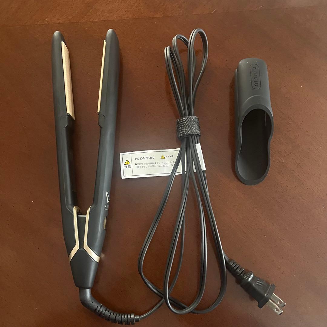 KINJUO W worldwide ストレートヘアアイロン ブラック 絹女