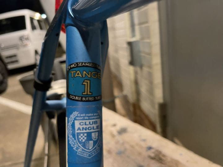 クロモリ　タンゲ　自転車　ロード