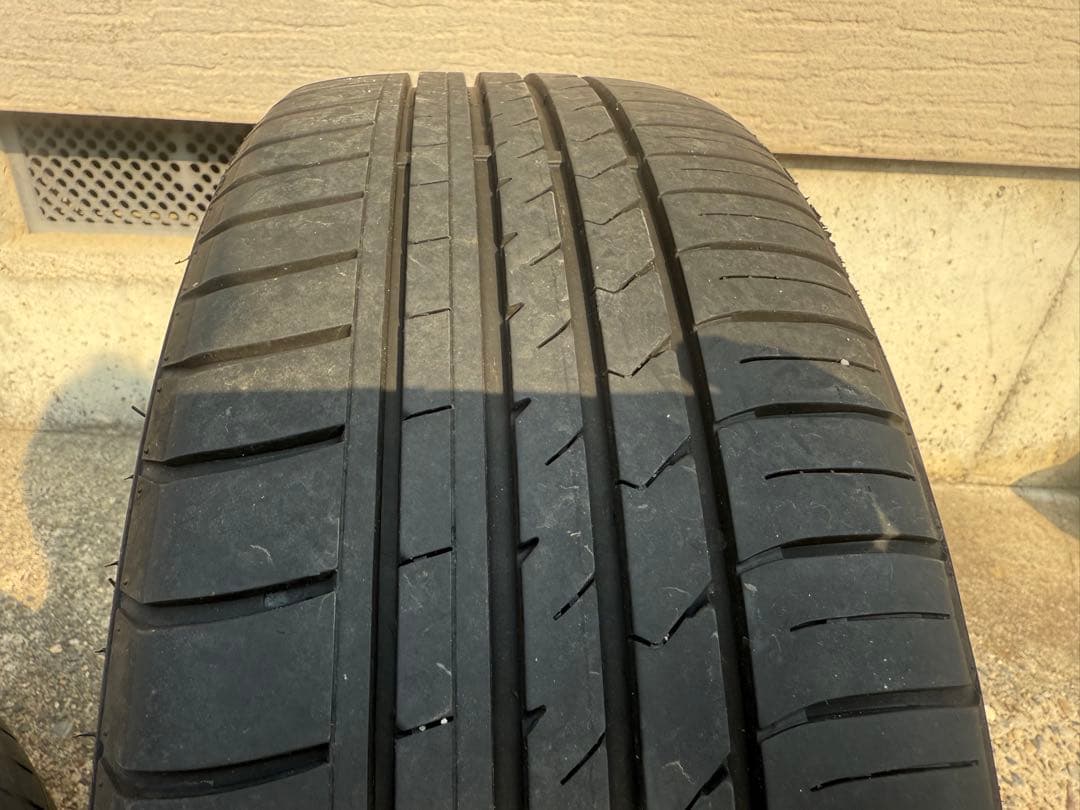 シエンタ　195/45r17グレー 5スポーク　サマータイヤホイールセット