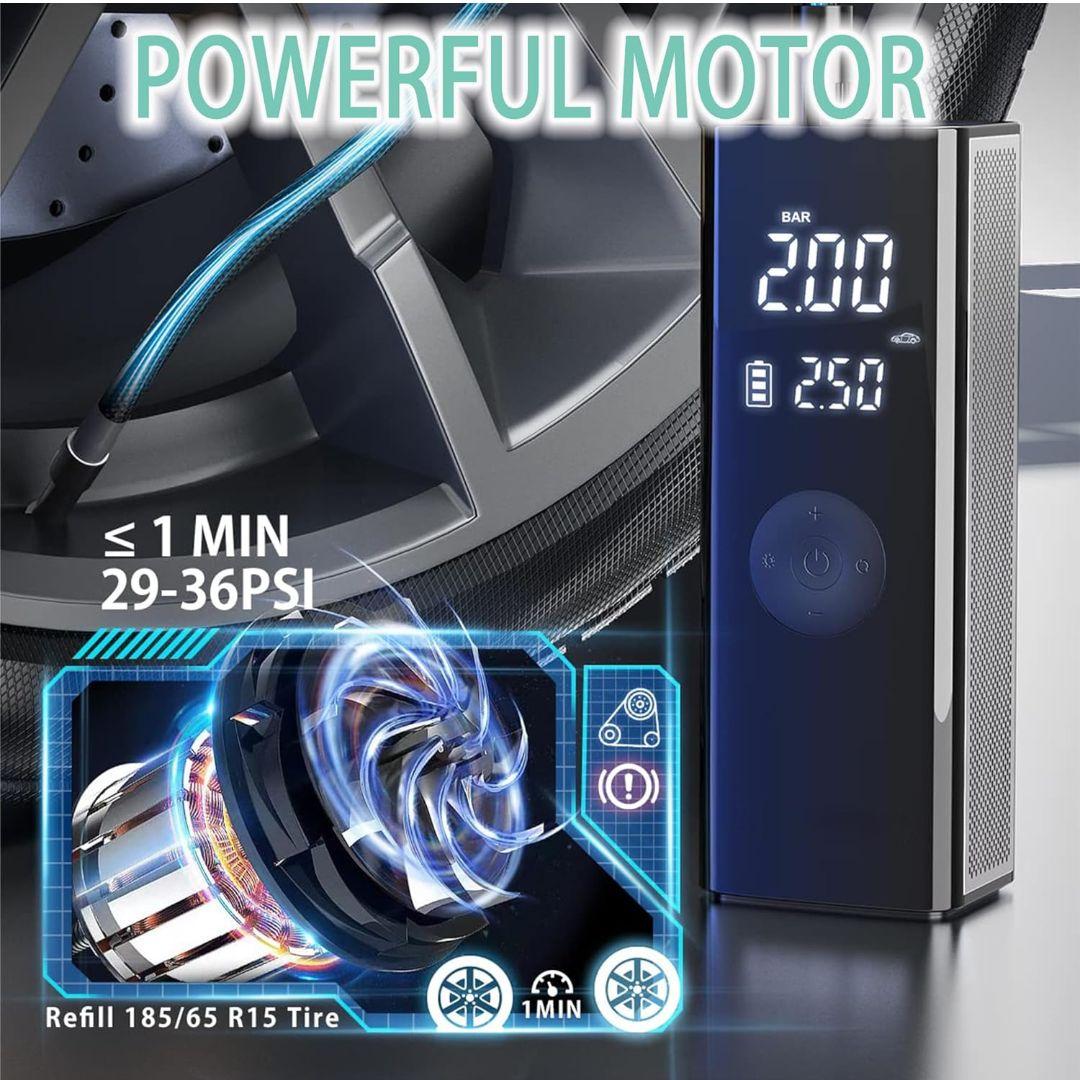 【✨️即購入OK✨️】ポータブル電動空気入れ 多機能エアーコンプレッサー