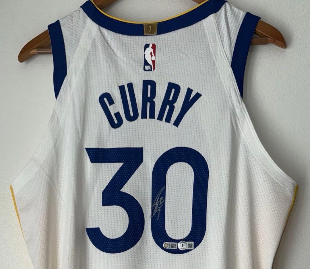 CURRY 30 サイン入りユニフォーム サイズ7 ステフィン　カリー　NBA