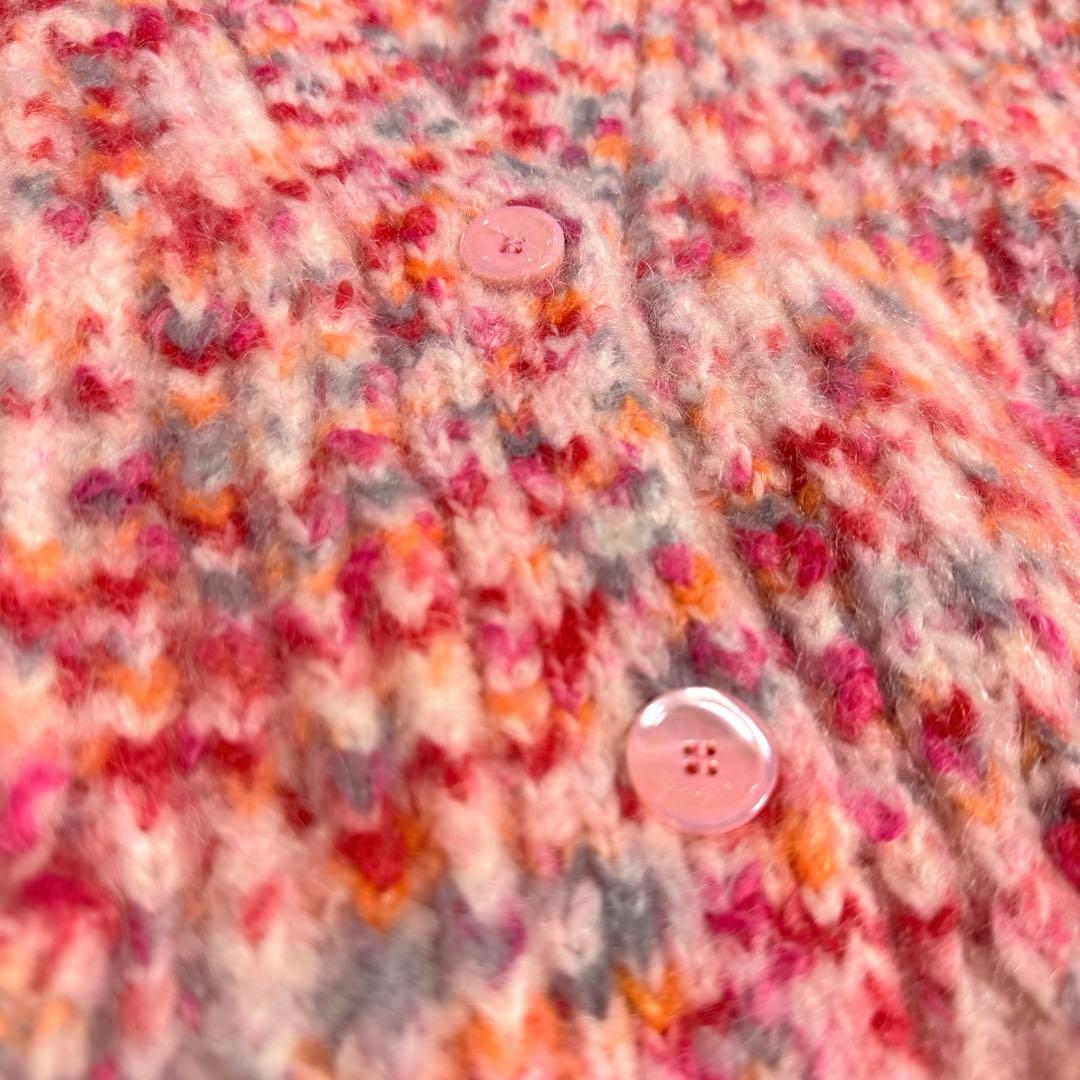 【まま✨️】ドゥロワー 5Gミックス ニット カーディガン ウール モヘヤ