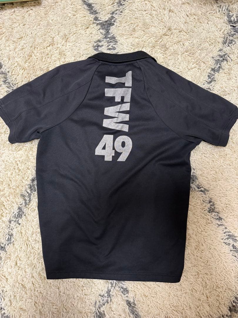 TFW49 ブラック ポロシャツ
