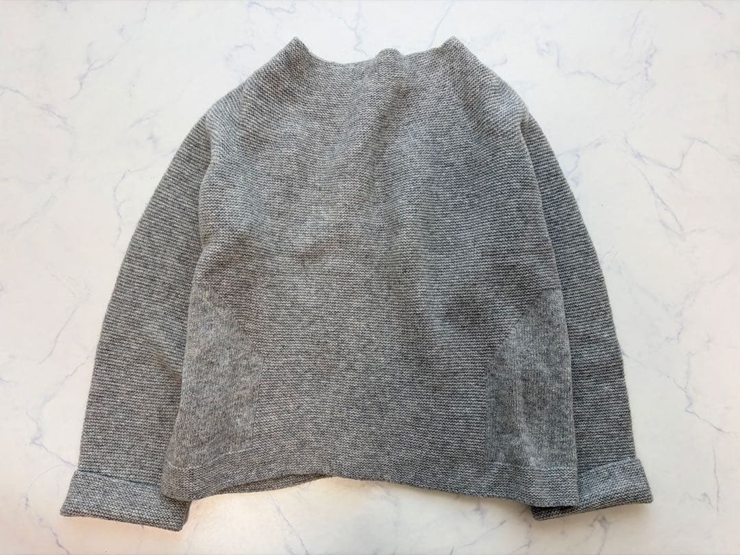 美品　ADIEU TRISTESSE 配色釦ウールカーディガン 日本製