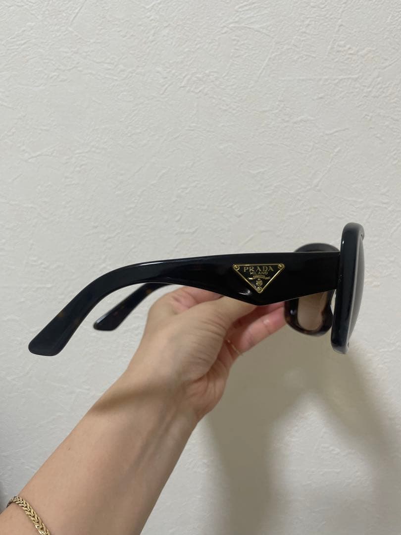 プラダ PRADA サングラス べっ甲 ケース付 ブラウン