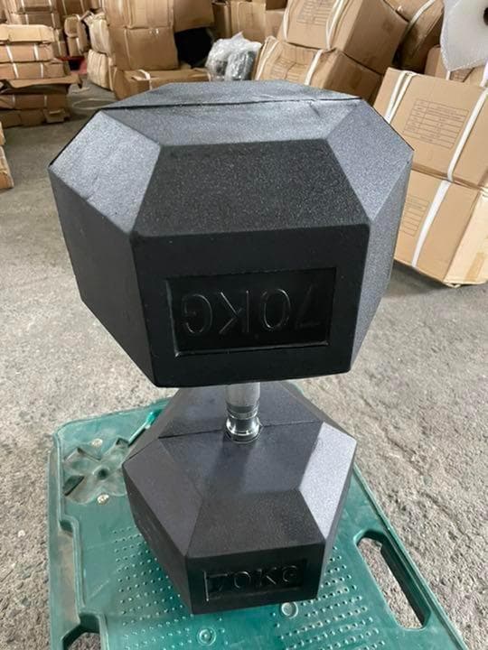 ラバーヘックス ダンベル　65kg２個 計130kg