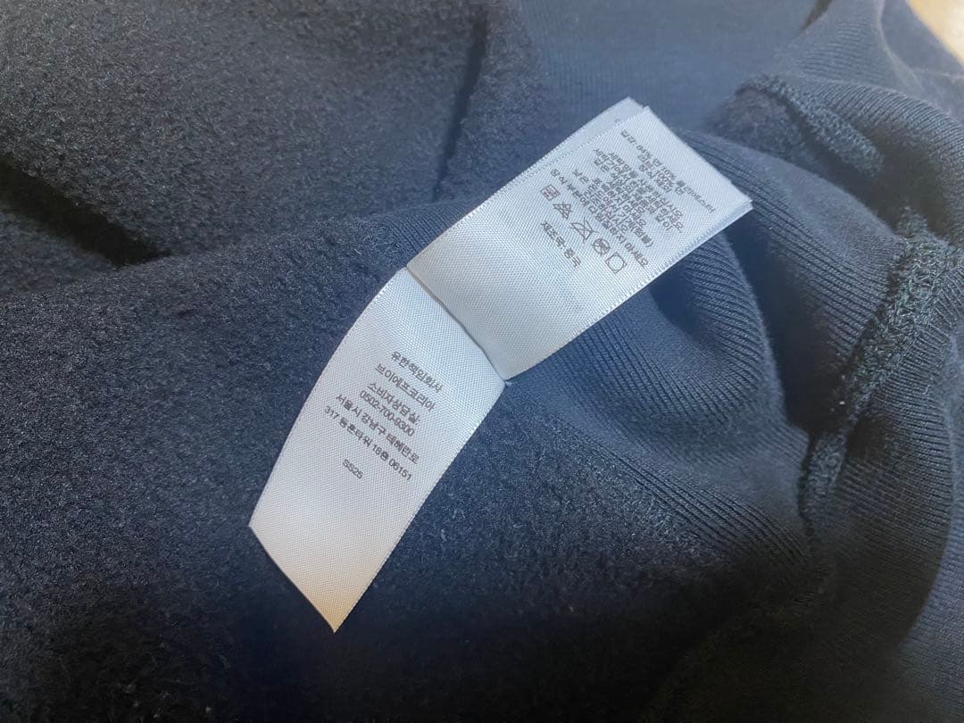 supreme 25ss washed boxlogo crewneck（黒）