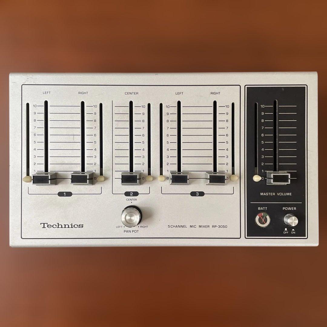 Technicsテクニクス RP-3050ビンテージ5CHマイク ミキサー