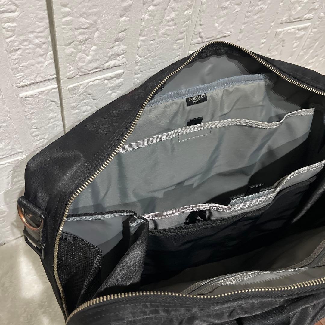 【美品】PORTER ポーター　リフト　ブリーフケース　2way 2層　ブラック