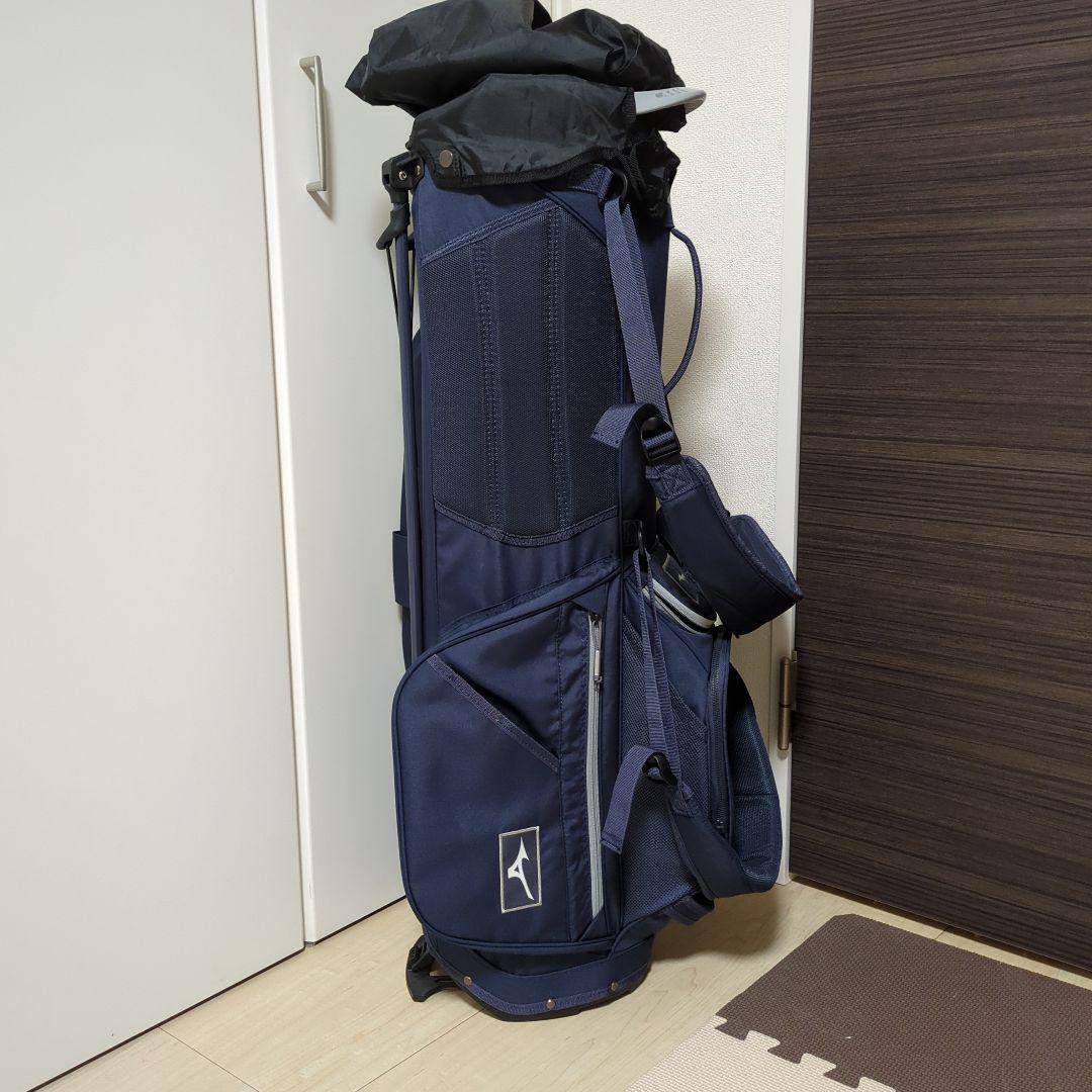美品　スタンドタイプ　キャディバック　ミズノ　ネイビー