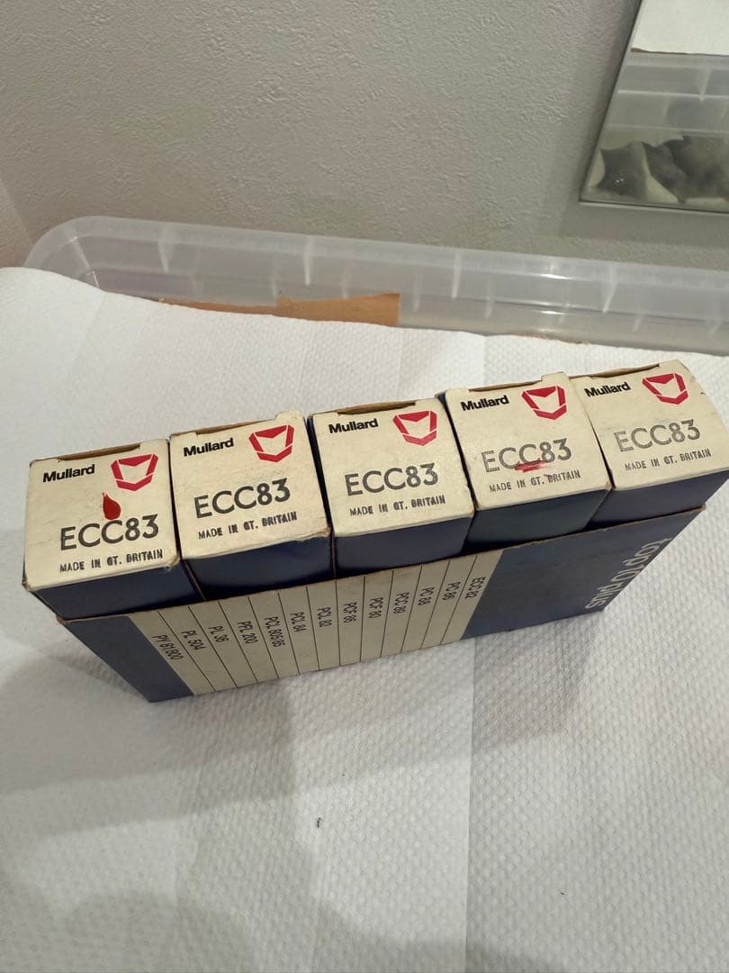 Mullard ECC83 真空管 5本セット