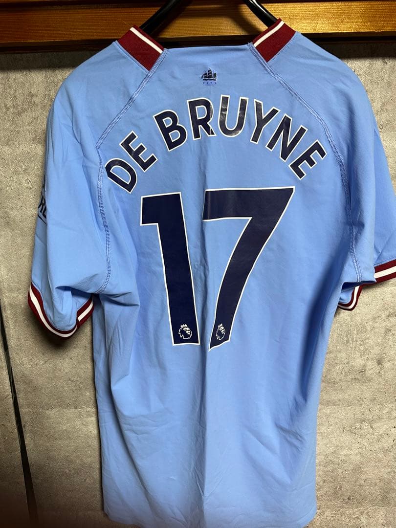 マンチェスターシティ　デブライネ　オーセンティックユニフォーム