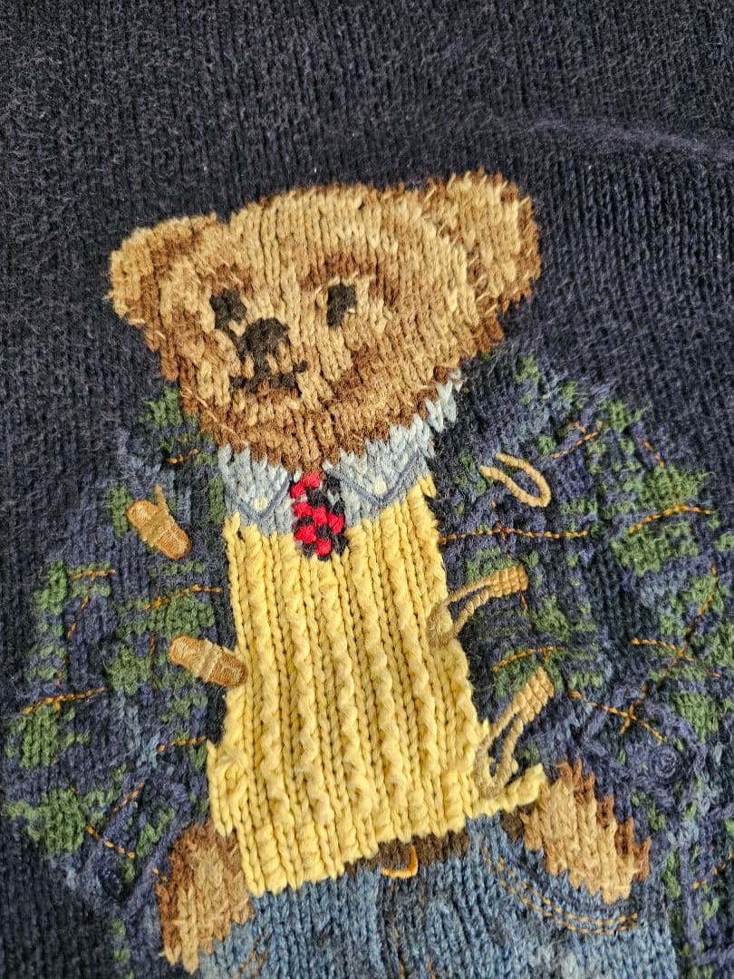 POLO RALPH LAUREN クマ刺繍 ニット M