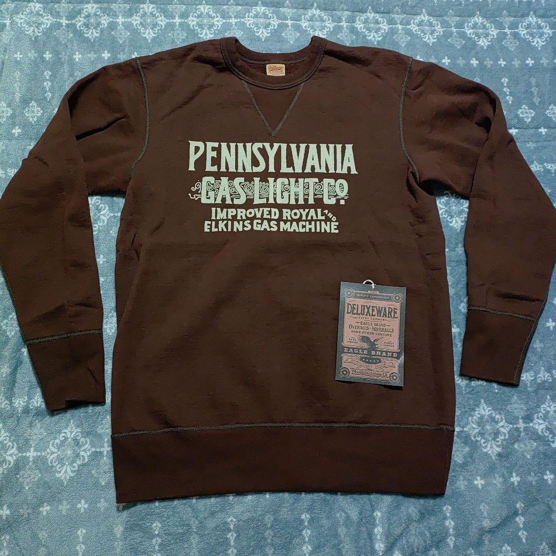 デラックスウェア S101-21ドリップレッド スエット XL