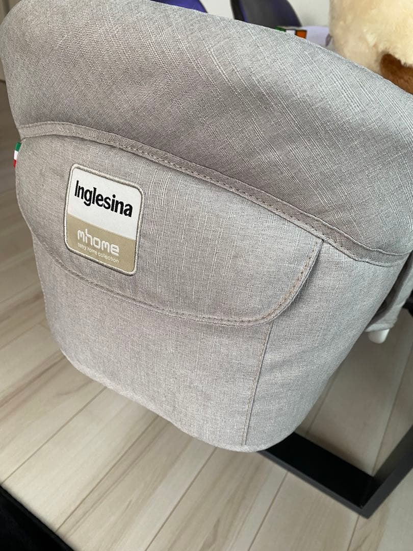 ベビーチェア イングリッシーナ テーブルトレーつき 箱、説明書あり カプチーノ