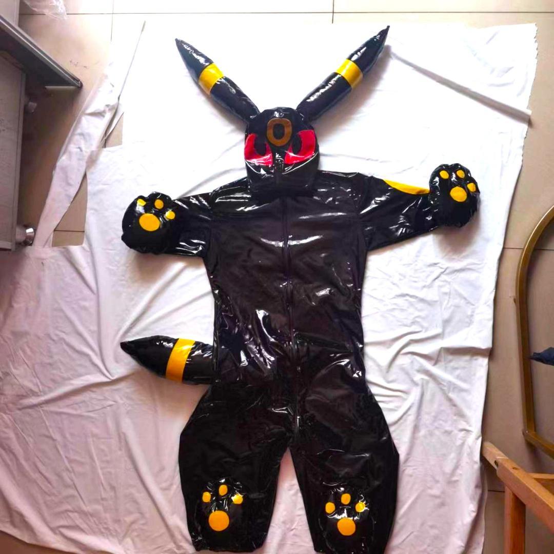 英*す様 エナメル　ヒトイヌ　全身タイツ　ゼンタイ　着ぐるみ　面　ラテックス　ラ