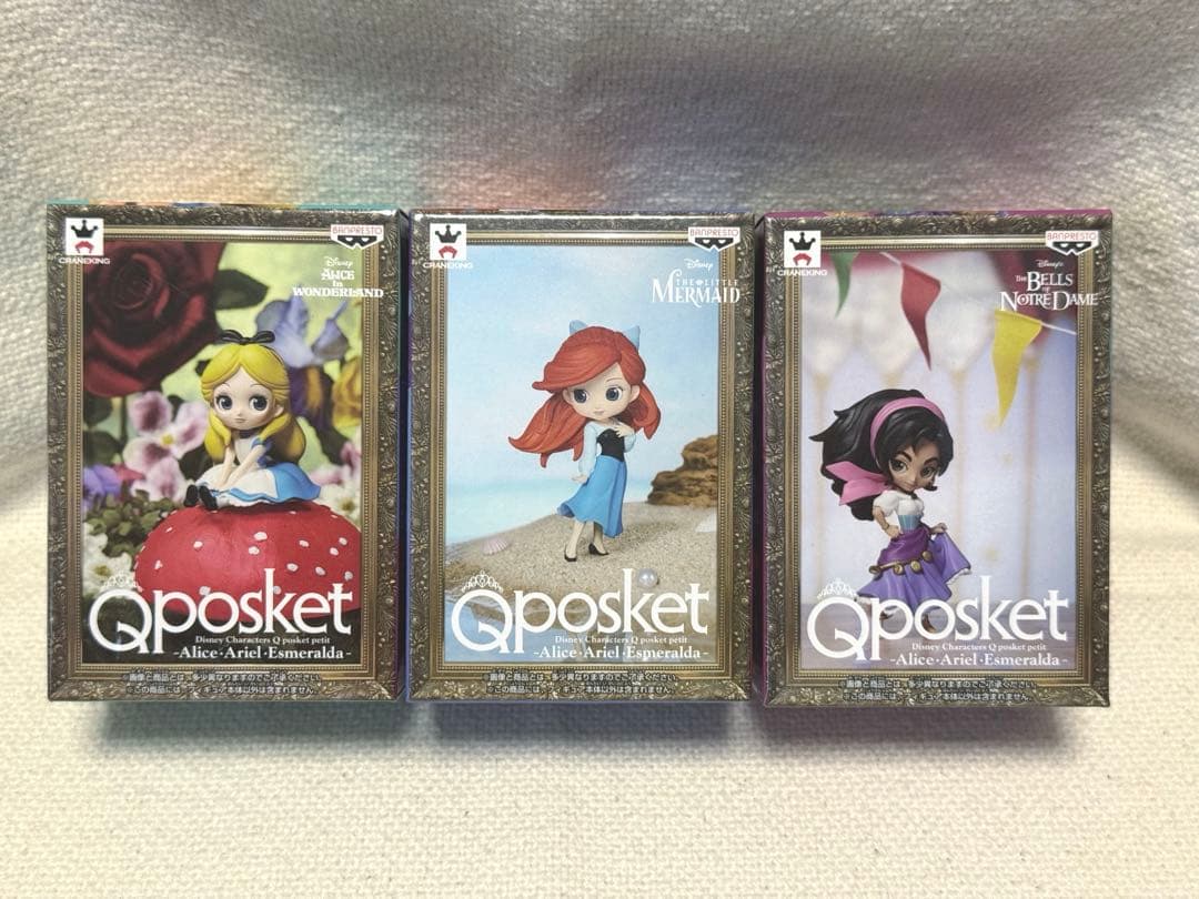 Q posket petit -Alice・Ariel・Esmeralda-